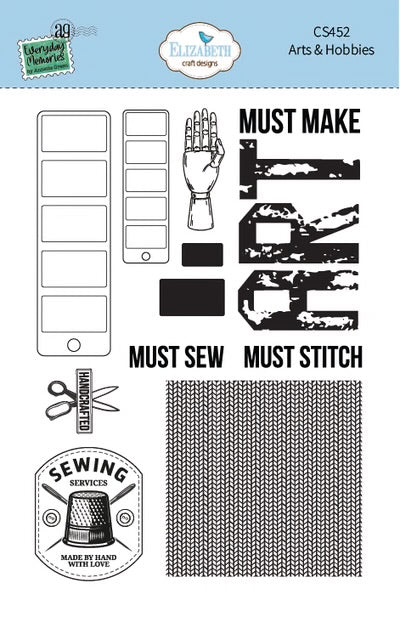 Elizabeth Craft Designs Arts & Hobbies Stamp Set